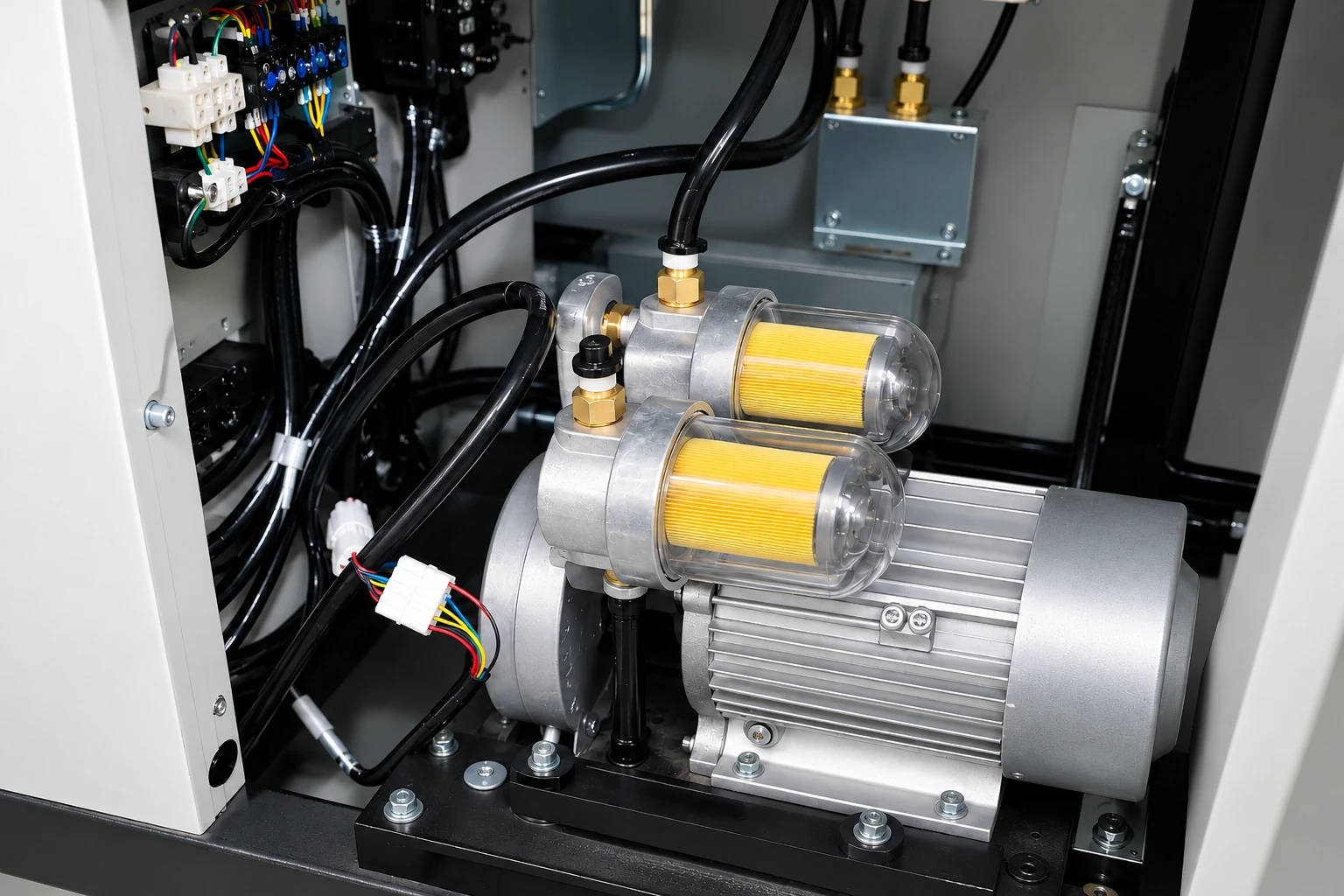 VC3000 service manual showing pump field assembly